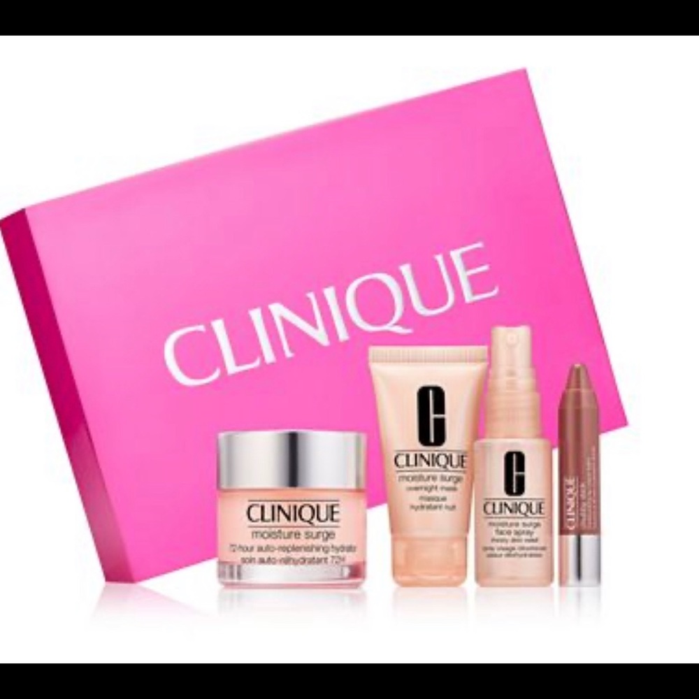 SOLD!! NIB Clinique “Moisture Surge” set, steep discount!